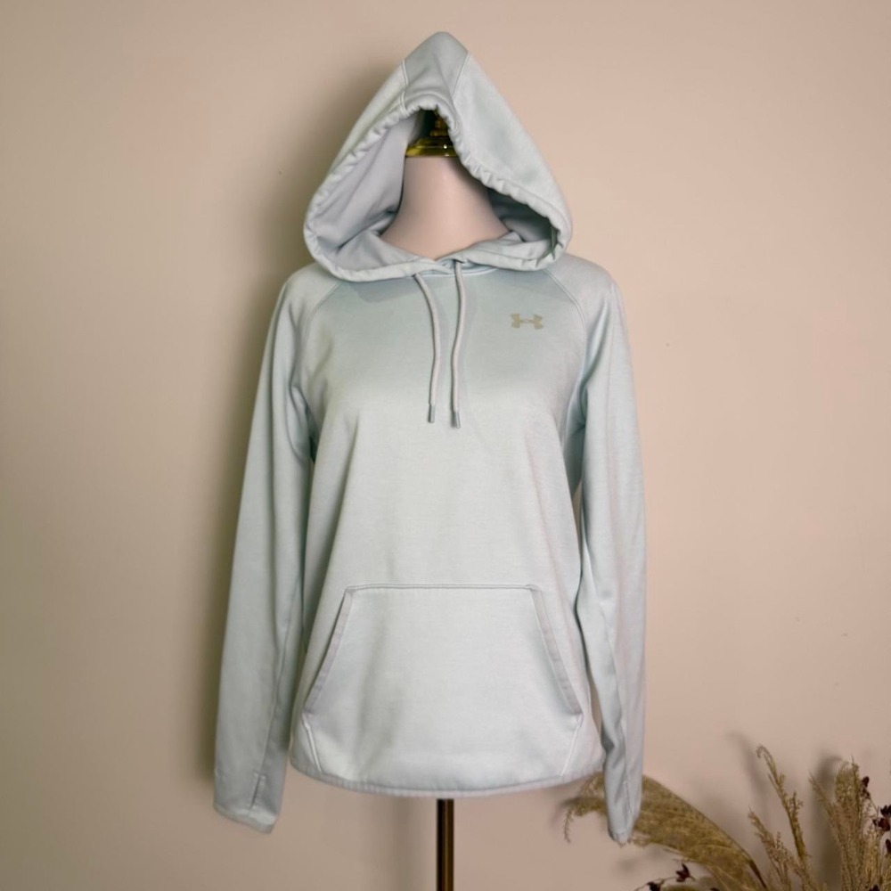 Under Armour M Light Blue ColdGear Armour Fleece Hoodie